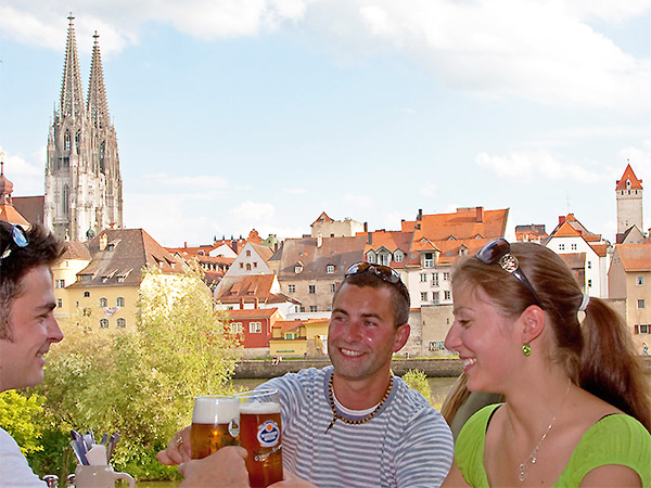 Friends Beer In Regensburg Bavaria