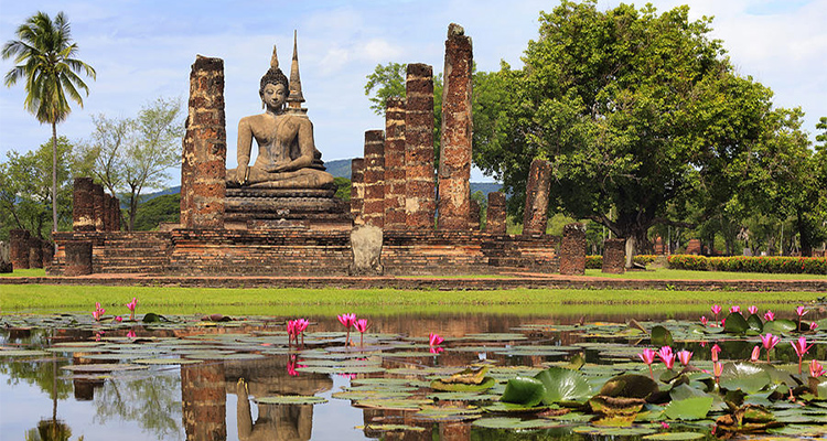Sukhothai Ruins in Thailand