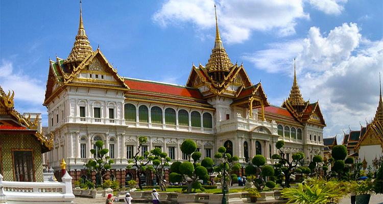 The Grand Palace in Bangkok Thailand
